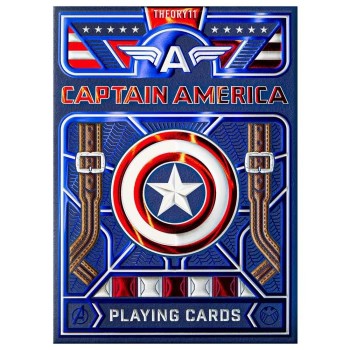 Captain America žaidimo kortos Theory11